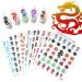 Dragon Phoenix Nail Art Stickers - 22 Self-Adhesive 3D Decals for DIY Fingernails | Manicure Decorations and Nail Accessories - Buy Online on GoSupps.com