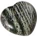 Morella Gemstone Heart Lucky Charm - Green Zebra Jasper 3cm - Velvet Bag - International Shipping - Buy Online on GoSupps.com