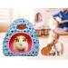 Cozy Cave Bed for Small Animals | Guinea Pig, Rabbit, Hedgehog Hideout | Chinchilla, Bearded Dragon Accessories - Blue - Buy Online on GoSupps.com