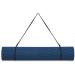 Gaiam Essentials Premium Yoga Mat with Carrier Sling - 72 L x 24 W x 1/4 Thick - Navy - Buy Online on GoSupps.com