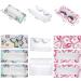 Vankcp Butterfly Print Empty False Eyelash Box Set - 100 Pieces | Colorful Lash Case Holder & Packaging Boxes for Women and Girls - Buy Online on GoSupps.com