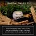 Voluspa Santal Vanille Mini Tin Candle - 4oz Vegan Coconut Wax 25 Hour Burn Time All Natural Wicks USA Made - Buy Online on GoSupps.com