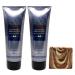 Bath & Body Works Men's Collection Countdown To Midnight Ultimate Hydration Body Cream 2 Pack with a Clay Baby Bar Soap.