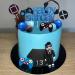 Video Game Cake Toppers Gamer Cake Decoration Game Controller Blue Black Ball Cake Toppers for Game Theme Party Man Boy Birthday Party Supplies (Style 1) - Buy Online on GoSupps.com