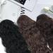 Ponytail Extension 26 Inch Long Wavy Synthetic Hair Drawstring-Dark Brown With Auburn Luster - Buy Online on GoSupps.com