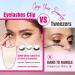 False Eyelashes Applicator Tool Lashes Clip Tweezers for Beginners Easy to Apply Eyelashes Daily Use Buddy Tool(Beige) - Buy Online on GoSupps.com