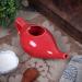 Durable Porcelain Ceramic Neti Pot - Leak Proof 230ml | Eco-Friendly Sinus Relief - Red - Buy Online on GoSupps.com