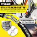 Dunlop Bicycle Lock Numbers Castle - High Safety Level 8 100 cm Chain Lock with 5-Digit Code | Secure Your E-Bike and Scooter - Black - Buy Online on GoSupps.com