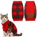 Katzinst dog sweater Christmas sweater dog dog sweater fleece dog sweater christmas with a styles dog sweater medium -sized dogs for Chenery Malteser Jack Russell red green m m green green