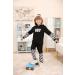 Borlai Kids Baby Boy Hooded Dinosaur Sweatshirt and Camo Pants Set, 3-4 Years, Black - Buy Online on GoSupps.com