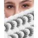 ONLYALL 3D Faux Mink Eyelashes - Fluffy Natural Look 7 Pairs Pack 12mm A06 | Best for International Shipping - Buy Online on GoSupps.com