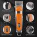 Hair Clippers Hair Cutting Tool Professional Men's Hair Clipper USB Rechargeable Electric Hair Clipper With LED Display Leather Lectric Razor - Buy Online on GoSupps.com