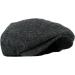 Wonderful Fashion Men's Classic Herringbone Tweed Wool Blend Newsboy Ivy Hat - Charcoal/Dark Grey (Large/X-Large) - Buy Online on GoSupps.com