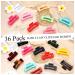 36-Piece 4.1 inch Large Hair Claw Clips - Matte Finish, Strong Hold Plastic Barrettes for Women & Girls - 18 Color Options - Buy Online on GoSupps.com
