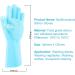 Silicone Hand Gloves Reusable Rubber Sponge Scrubbers Good Use for Kitchen Dishwasher Fruit Household Cleaning (Blue) - Buy Online on GoSupps.com