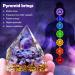 Obidodi Crystal Pyramid Moonstone Energy Tower - Amethyst Lotus Chakra Jewelry for Healing & Meditation - Buy Online on GoSupps.com