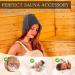 Premium 2-Piece Sauna Hat Set | Filzhut Felt Cap for Men & Women | Portable Bath & Shower Accessories (Gray) - Buy Online on GoSupps.com