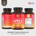 Organic Apple Cider Vinegar Capsules with Turmeric & Ginger - 1300MG Dosage - 120 Capsules - Made in the UK - Buy Online on GoSupps.com