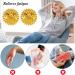 2 Magnetic Acupressure Balls & 8 Finger Massage Rings Set - Golden Acupressure Therapy for Pain Relief & Sensory Skills - Buy Online on GoSupps.com