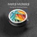 Beach & Surfboard Portable Metal Pill Box | Round Mini 3-Compartment | Travel Essential for Small Pills - Black - Buy Online on GoSupps.com