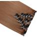 Ombre Colorful Synthetic Hair Extensions - 26 Light Brown Full Head Clip Ins | 8Pcs, 18 Clips - Buy Online on GoSupps.com
