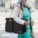 CURMIO Nurse Tote Bag with Padded Laptop Sleeve - For Nursing Work, Home Visits, and Health Service - Black (Bag Only) - Buy Online on GoSupps.com