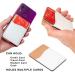 RYTOO Sublimation Blanks Phone Wallet - PU Leather Card Holder for Back of Phone Stick on iPhone Android HTV Friendly DIY Blanks for Vinyl Projects (White PU Leather) - Buy Online on GoSupps.com