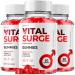 (3 Pack) Vital Surge Gummies Official Vital Surge Maximum Strength 1000MG Advanced Supplement Gummys VitalSurge Mens Detox Supplement Vitasurge Gomitas Chews with Natural Ingredients (180 Gummies)