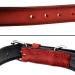 Premium XXL Leather Dog Collar - Padded & Robust Ideal for Large Medium & Small Dogs - Sniffing Fans Design in Red - Buy Online on GoSupps.com