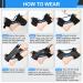 AMIAWIT Plantar Fasciitis Night Splint - Adjustable Brace for Heel, Ankle & Arch Pain Relief - Achilles Tendonitis Support - Women Men (Blue) - Buy Online on GoSupps.com