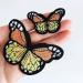 25pcs Rose & Butterfly Embroidered Patches - Iron On Applique for Clothes & Backpacks - Buy Online on GoSupps.com