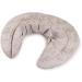 Comfortable Neck Pillow with Stand-Up Collar | Shabby-Chic Gray-Beige Heat & Warming Pillow for International Shipping - Buy Online on GoSupps.com
