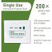 Pre-Moistened Lens and Glass Cleaning Wipes - 200 Pack - Safe for Glasses, Camera, Cell Phone, Tablet - AR Lens Safe, Quick Drying, Streak-Free - Disposable, Individually Wrapped - Buy Online on GoSupps.com