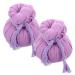 Healvian Thai-Spa-Massage compress ball Warmer Hot Ball Thai massage balls Thai herbal compress ball for spa athletes Lila 8.50x6.50cm Lila
