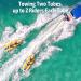 Swonder 16ft Boat Tow Harness for Tubing - Ski Tow Bridle for 4 Riders - Tow Rope with 3/4in Big Hook - Fits Most Boats - Buy Online on GoSupps.com