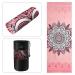 Non-Slip Yoga Towel Microfiber Yoga Mat Blanket for Hot Yoga Bikram Pilates Gym Towels for Sweat (73"x25", Mandala Pink) 73"x25" Mandala Pink