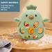 Farout Silicone Baby Bassinet Chicken BPA-Free Bite Ring | Cooling Tooth Aid & Montessori Rattle for Sensory Development | Baby Chewing Toy - Blue - Buy Online on GoSupps.com
