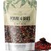 Peppers 4 Berries Whole from Madagascar - Gourmet Selection - Perfect Blend of Flavor and 100% Natural 100g Recyclable Zip Ba