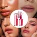 Glittery red lipstick glittery lip gloss | Moisturizing lip balm shimmering lip balm - Moisturizing lip balm with glittery lipstick waterproof cosmetics lipstick - Buy Online on GoSupps.com