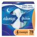 Always Infinity Feminine Pads For Women Size 4 Overnight Absorbency Multipack With Flexfoam With Wings Unscented 26 Count x 3 Packs (78 Count total)