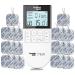 Boston tech tens device pain therapy stimulus flow - certified stimulus stream of medical product with 50 programs and 16 intensity levels - 3in1 battery EMS device for muscle relaxation