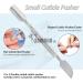 ZAMAHA UK Professional Stainless Steel Cuticle Pusher & Nail Cleaner - Dual End Manicure Pedicure Tool - Buy Online on GoSupps.com
