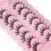 JIMIRE 6D Faux Mink Manga Cluster Lashes - Natural Wispy Fluffy Cat Eye Look, 7 Pairs Pack - Buy Online on GoSupps.com