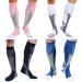 feifanshop Compression stockings Compression socks Running socks Thrombosis stockings Men Women 4 pairs EU 40-44 Multicoloured