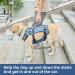 COODEO Dog Lifting Harness - Adjustable Breathable Support for Rehabilitation | Ideal for Old & Disabled Pets - Blue - International Shipping - Buy Online on GoSupps.com