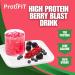 ProtiFit - High Protein Fruit Flavored Powder Drink Mix 15g Protein Low Calorie Sugar Free Ideal Protein Compatible 7 Servings Per Box (Berry Blast) - Buy Online on GoSupps.com