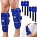 Nord Freeze Shin Splint Relief - 2 PACK Shin Splint Ice Pack for Shin Splints Leg Pain Relief Support - Ice Packs for Legs Hot Packs for Pain Relief Large Ice Pack Wrap for Calf Blue pack of: 2.0