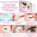 P-Beauty XL Eyelash Shampoo Kit - Eyelash Extension Cleansing Foam with 50ml Shampoo Eyelash Brush Cleaning Brush Dishwashing Bottle and 10 Hydrogel Pads | Care Kit - Buy Online on GoSupps.com