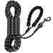 Reflecting tow lines for dogs 5m/10m/20m rope dog leash long training line for small medium-sized dogs black (0.8cm*500cm) (5m black) midnight-0.8cm 5m