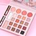 Palette de maquillage de fards paupi res 24 couleurs chatoyants et nacr s pour voyage quotidien Halloween f te femmes adolescentes filles - Buy Online on GoSupps.com